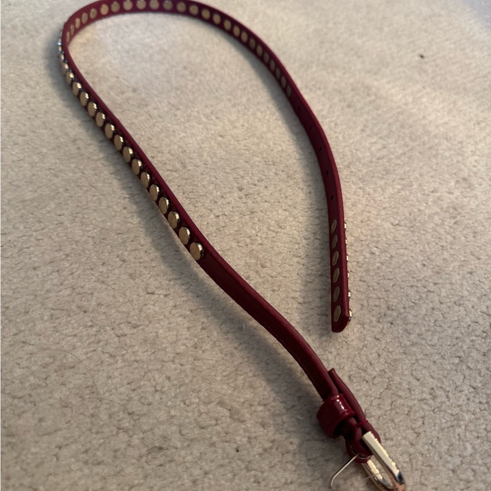 NEW Elegant Red Studded Belt